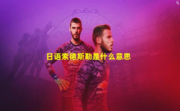 日语索德斯勒是什么意思