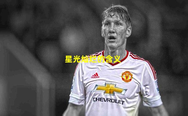 星光灿烂的含义
