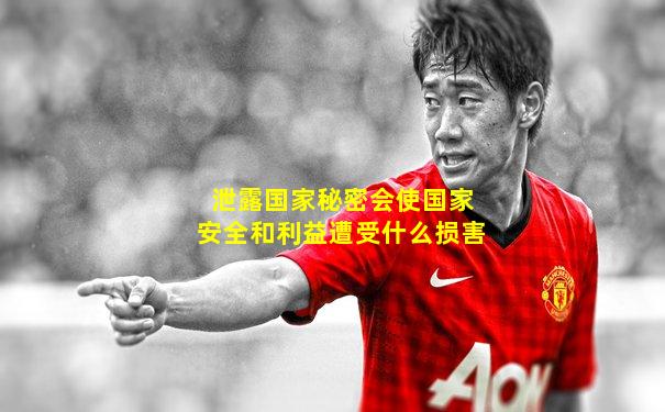 泄露国家秘密会使国家安全和利益遭受什么损害